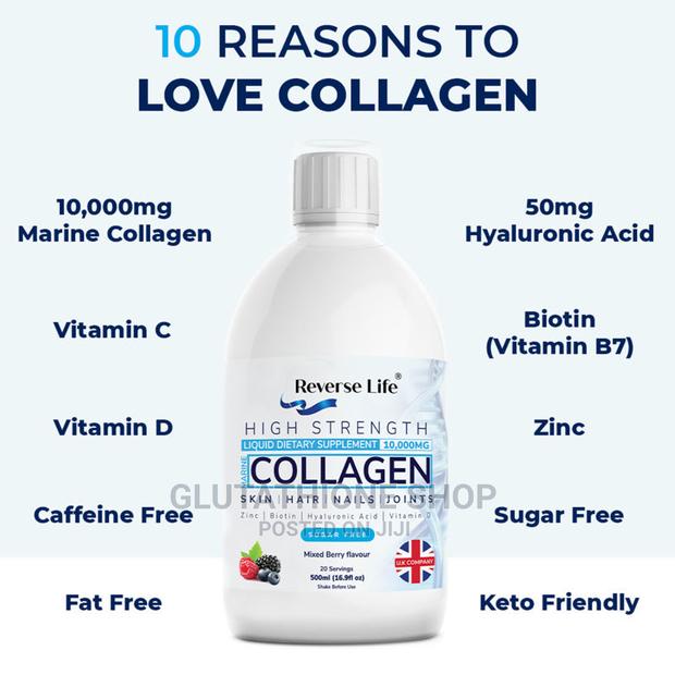 Reverse Life Marine Collagen 10,000mg 500ml (100 Servings) · Photo 3