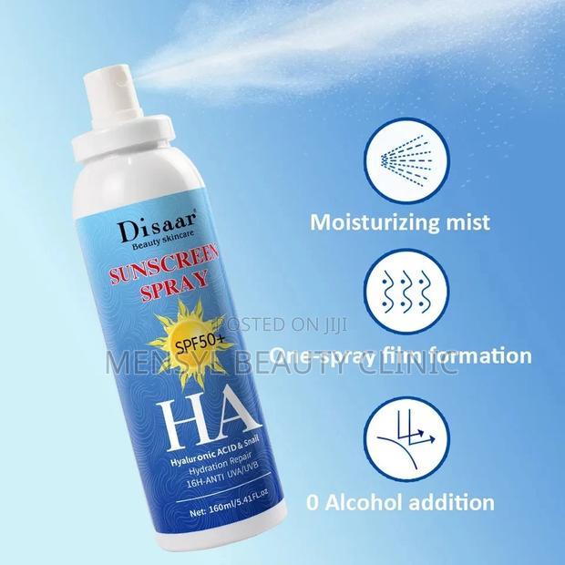 DISAAR Sunscreen Spray SPF50+ HA Hyaluronic Acid UVA/UVB 1 · Photo 3