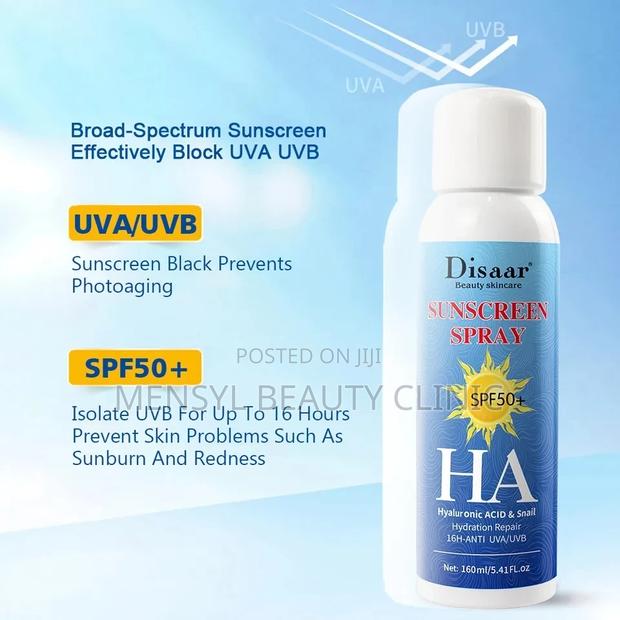 DISAAR Sunscreen Spray SPF50+ HA Hyaluronic Acid UVA/UVB 1 · Photo 4