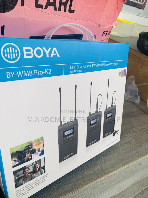 BOYA by-Wm8 Pro- UHF Dual-Channel Wireless Microphone Syst · Photo 1