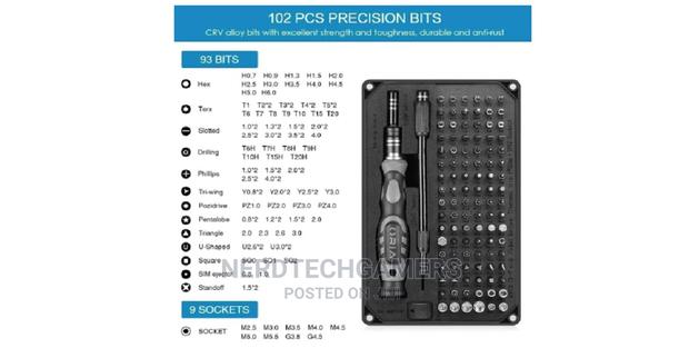 Precision Screwdriver Set 106 In 1 With 102 Bits · Photo 2