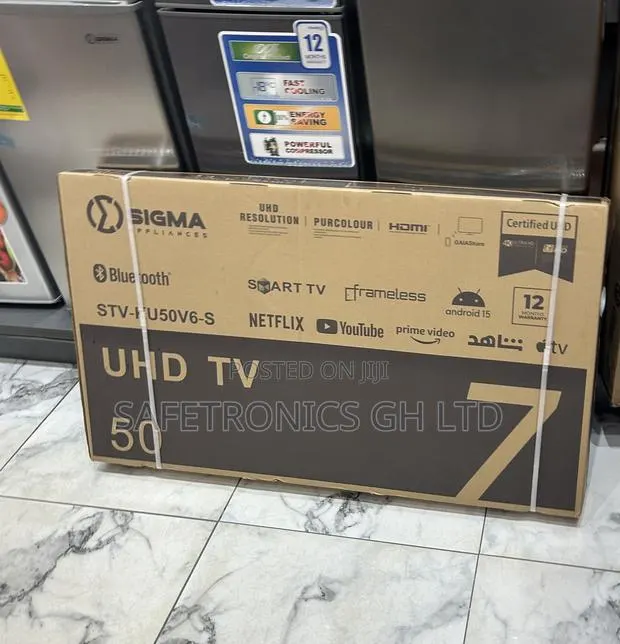 Long Lasting 50 Inch Sig-Ku50v6-S Uhd Clear Screen Led Sigma Tv · Photo 1