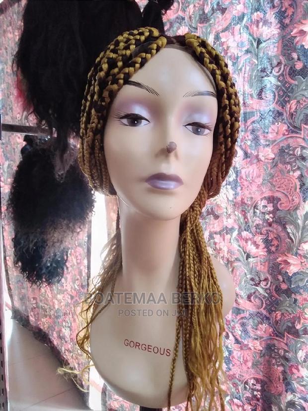 Gold Blonde Braided Wig Cap · Photo 3