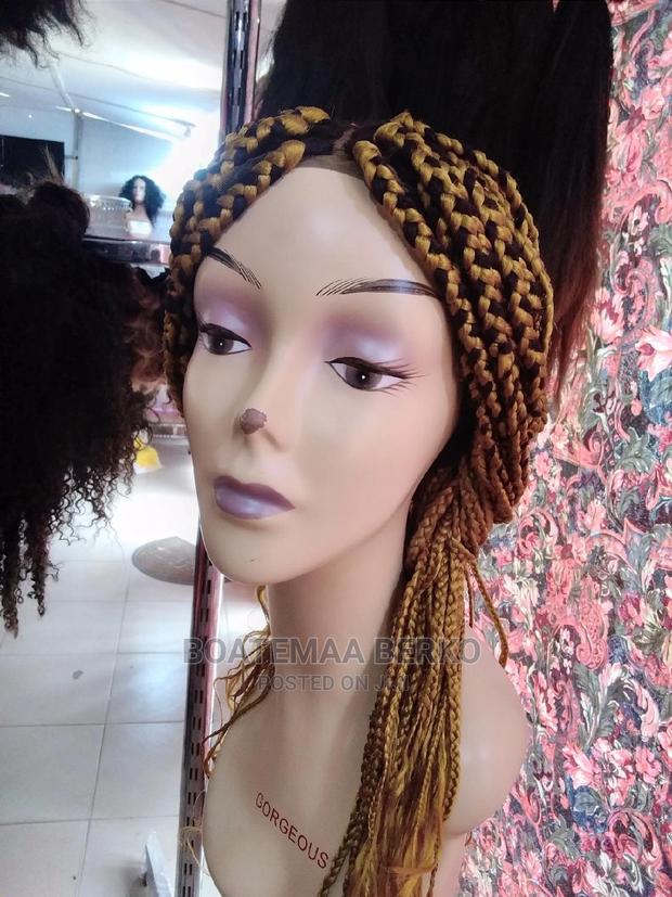 Gold Blonde Braided Wig Cap · Photo 2