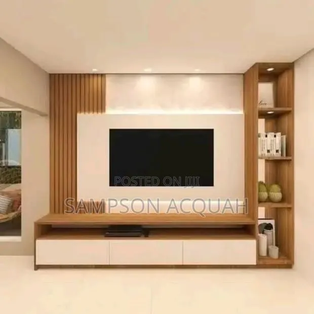 Hisense TV Cabinet -TV Wall Mount Decor With Panels · Photo 1