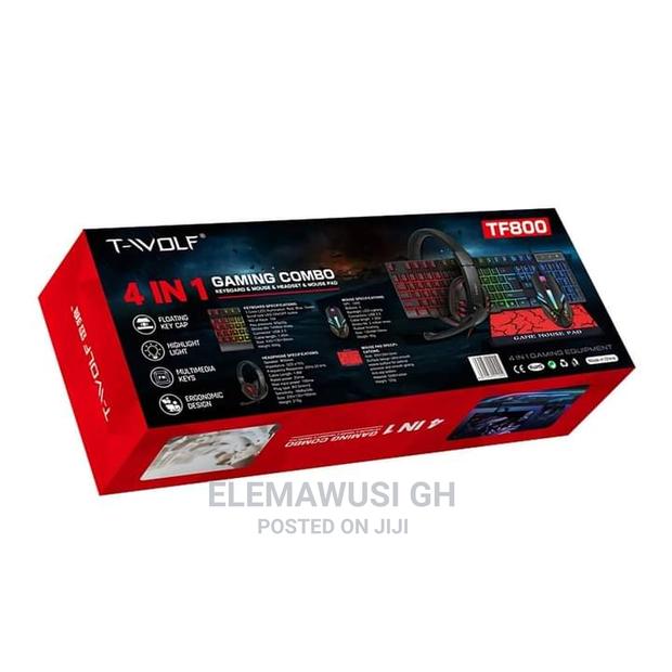 T-Wolf 4in1 Gaming Combo (Keyboard, Mouse Pad, Headset · Photo 7
