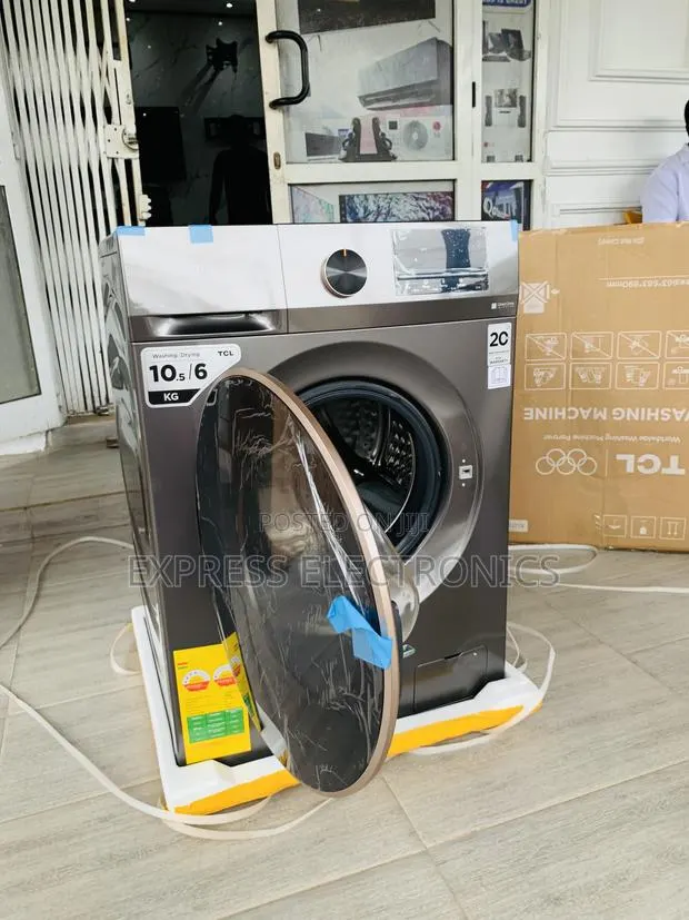 Zealous Sleek TCL P211flg” Front-Load-Washing-Machine-10.5Kg-P211flg · Photo 1