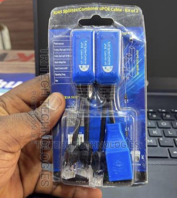 Rj45 Ethernet Cable Combiner Shearing Kit for Poe Cameras · Photo 1