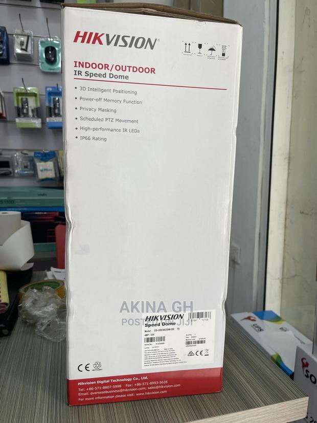 Hikvision 4mp Ip PTZ 25X IR Speed Dome Camera Ds-2de4425iw-D · Photo 7