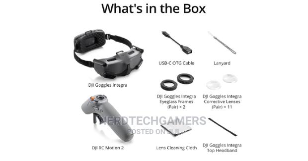 DJI Goggles Integra Motion Combo-Immersive Motion Control. · Photo 2