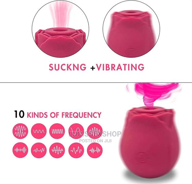 Rose Clit-Sucker Vibrator. · Photo 2