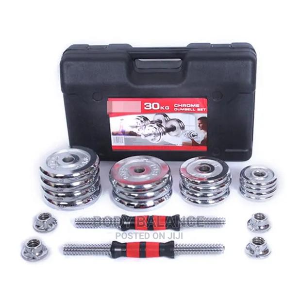 Pure Metal 30kg Dumbbells/Barbell · Photo 2
