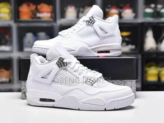 Original Air Jordan 4 Pristine White · Photo 1