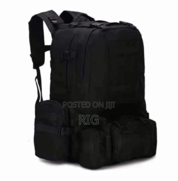 Black Military 50L Tactical Backpack · Photo 1