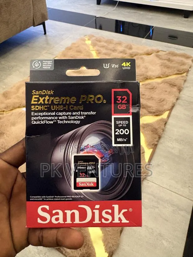 Extreme 32Gb Sandisk Sd Card for Camera · Photo 1