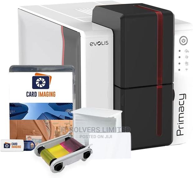 Evolis Primacy Dual Sided Id Card Printer Supplies Bundle · Photo 1
