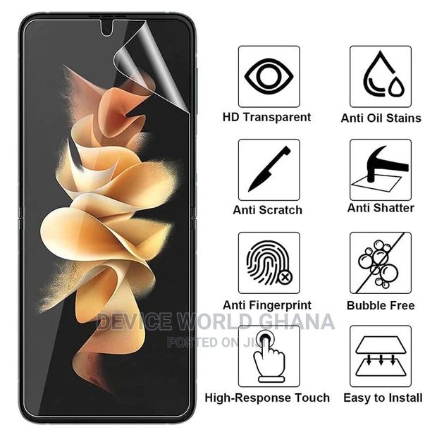 Hydrogel Nano Screen Protector for Samsung Z Flip 7 6 5 4 3 · Photo 1