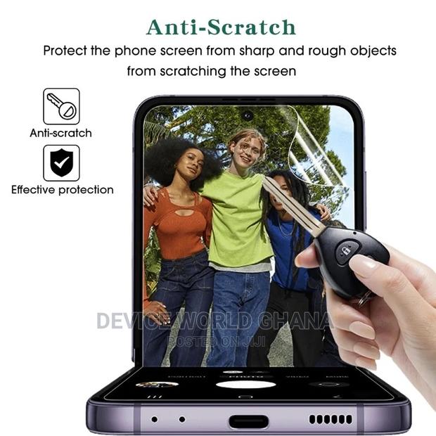 Hydrogel Nano Screen Protector for Samsung Z Flip 7 6 5 4 3 · Photo 2