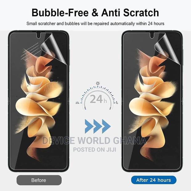Hydrogel Nano Screen Protector for Samsung Z Flip 7 6 5 4 3 · Photo 4