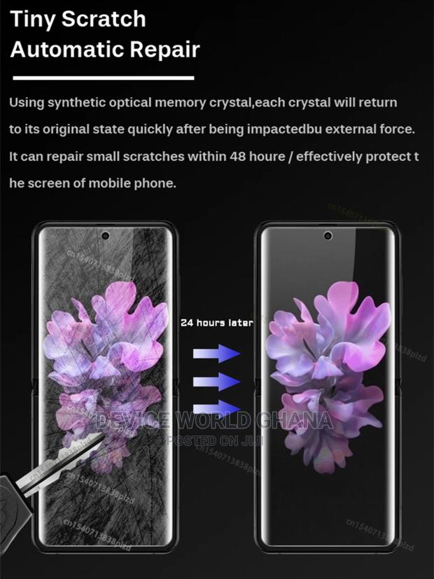 Hydrogel Nano Screen Protector for Samsung Z Flip 7 6 5 4 3 · Photo 6