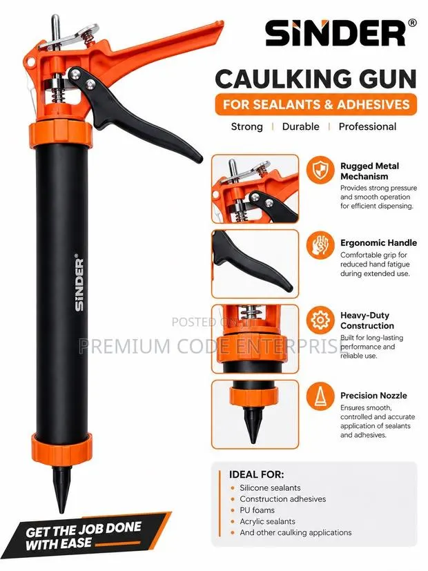 Silicon & Sealant Gun, 600ml