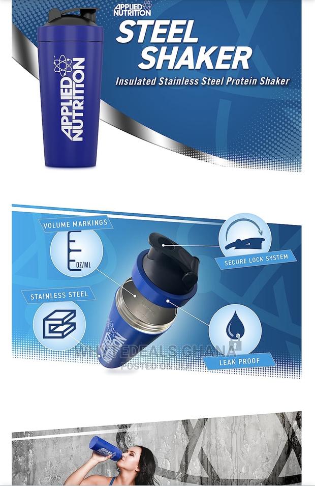 Metal Sports Stainless Steel Durable Light Protein Shaker · Photo 4
