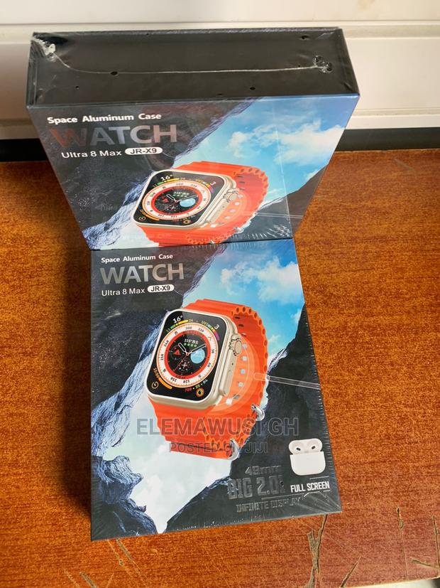 Ultra 8 Max Smart Watch Plus Free Airpods and Extra Straps · Photo 3