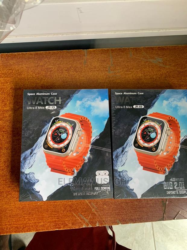 Ultra 8 Max Smart Watch Plus Free Airpods and Extra Straps · Photo 5