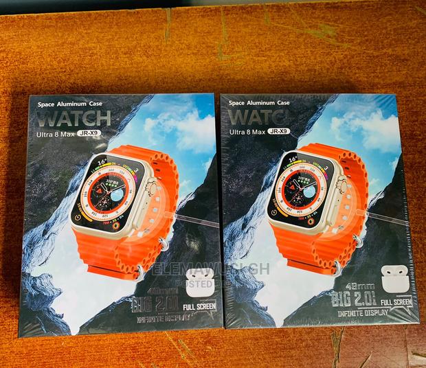 Ultra 8 Max Smart Watch Plus Free Airpods and Extra Straps · Photo 6
