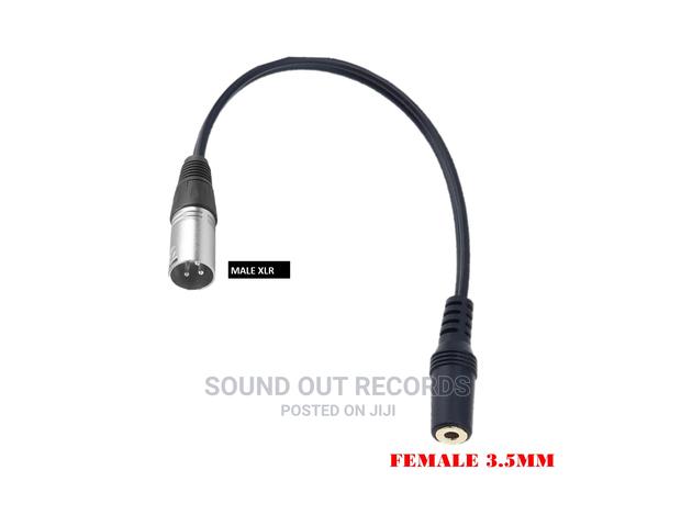 Female 3.5mm to Male/Female XLR/Male 6.5mm Cable Adapter · Photo 3