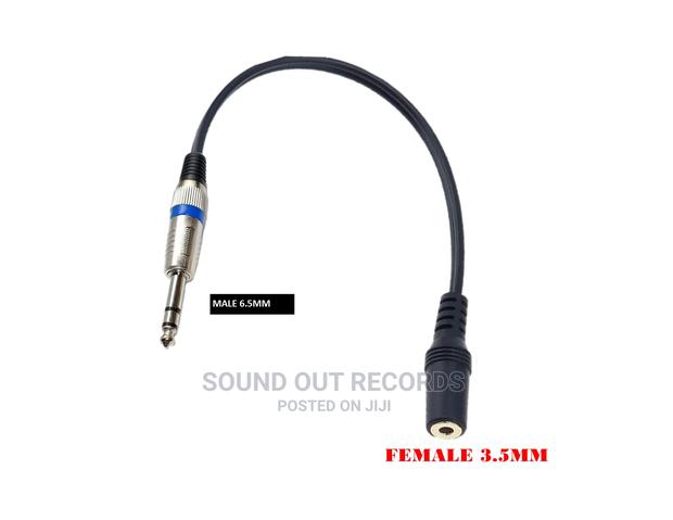 Female 3.5mm to Male/Female XLR/Male 6.5mm Cable Adapter · Photo 4