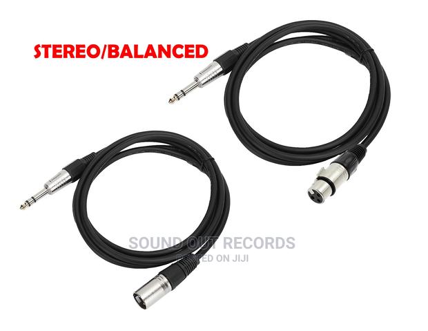 Durable Male/Female XLR to 6.5mm Jack Balanced/Unbalanced · Photo 2