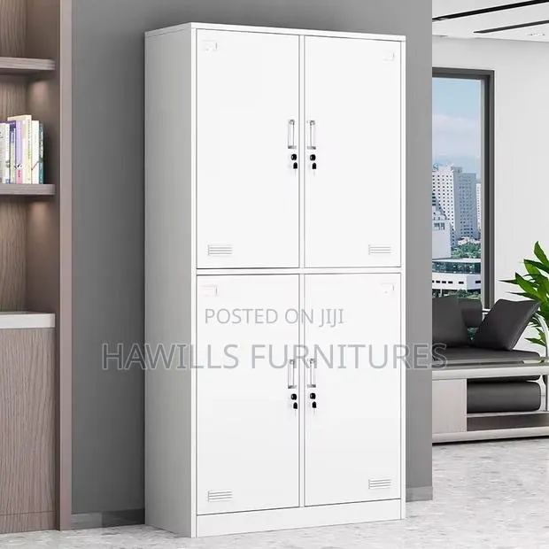 4-door Metallic Office Filing Cabinet · Photo 1