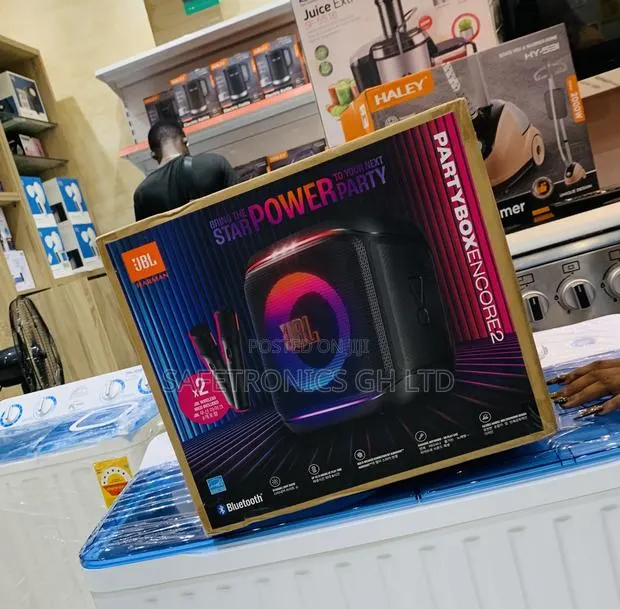 Newest Update JBL Partybox Encore 2 Portable Party Speaker With 2 Mics · Photo 1