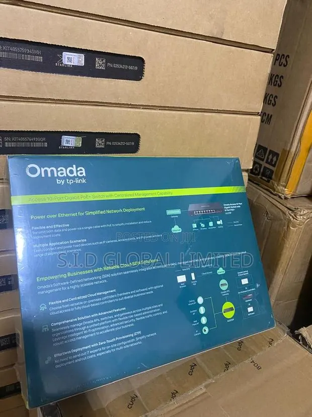 TP-Link Omada Sg2210p Gigabit Smart Poe +Switch +8poe+ports 61w+2 SFP · Photo 1