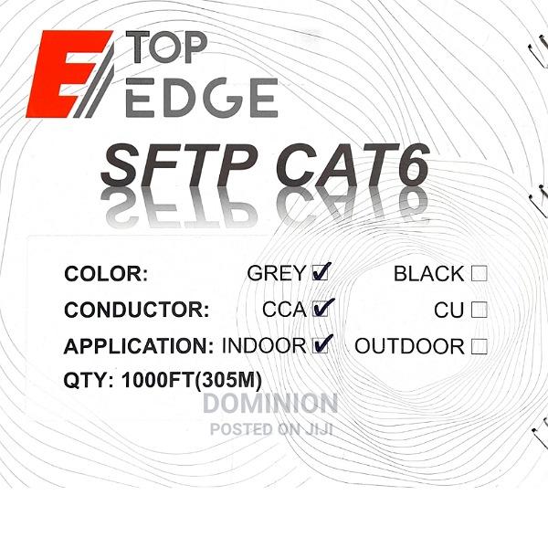 Top Edge Cat6 SFTP 305m Grey High Speed 1000mbps Indoor · Photo 2