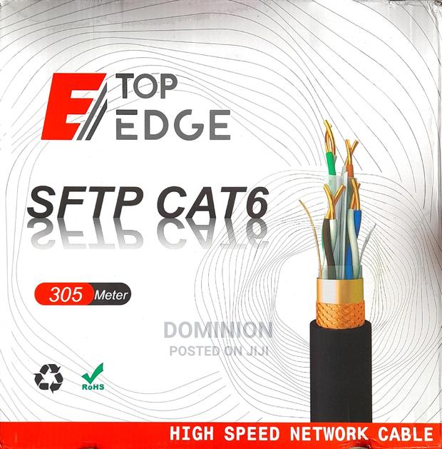Top Edge Cat6 SFTP 305m Grey High Speed 1000mbps Indoor · Photo 1