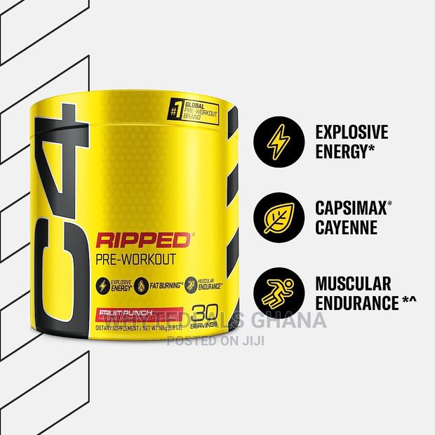 C4 Ripped Pre Workout Fruit Punch FOR ENERGY WEIGHTLOSS · Photo 1