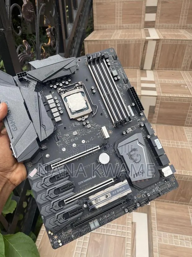 Msi Z270 Gaming M5 Motherboard + I7 Cpu · Photo 1
