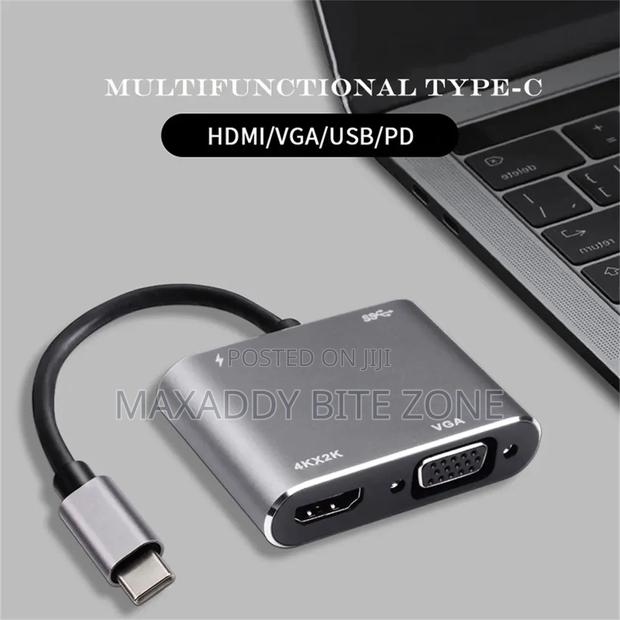 4 in 1 Usb Hub Type-C to Pd+Vga+Usb Adapter Converter · Photo 3