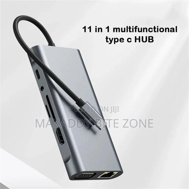 11 in 1 Usb 3.0 Type C Usb-C Data Hub Hdmi Vga Pd Charger · Photo 3
