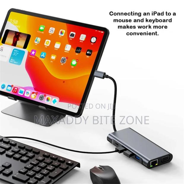 11 in 1 Usb 3.0 Type C Usb-C Data Hub Hdmi Vga Pd Charger · Photo 7