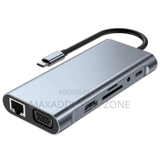 11 in 1 Usb 3.0 Type C Usb-C Data Hub Hdmi Vga Pd Charger · Photo 2