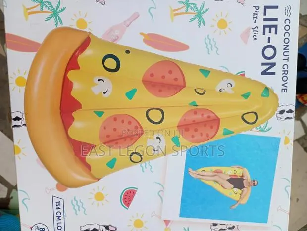 Pizza Water Melon Swimming Swim Pool Lounger Floater · Photo 1