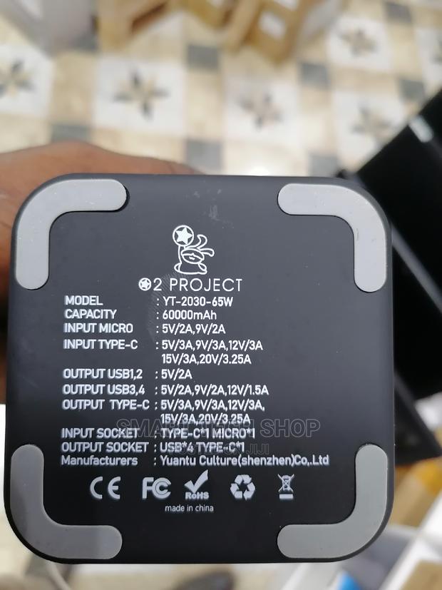60000mah Capacity Power Bank for Laptops and Phones 100watts · Photo 7