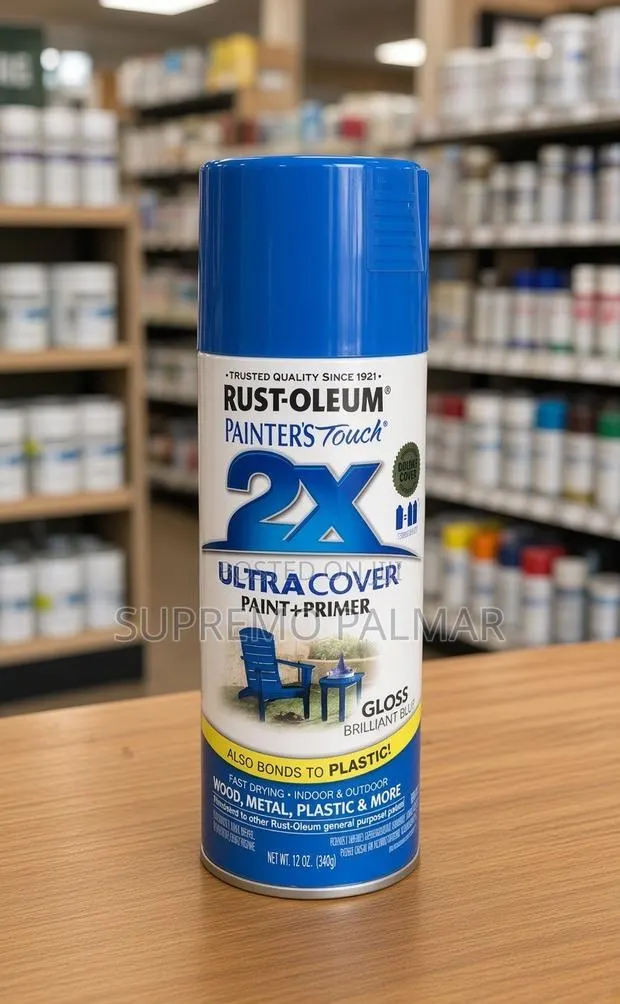 Rust-Oleum Painter's Touch 2X Ultra Cover – Gloss Brilliant Blue, 12oz · Photo 1
