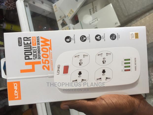 4 Power Multi Socket With 4 USD Ports · Photo 1
