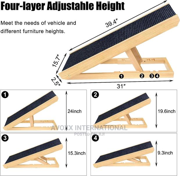 Senneny Wooden Adjustable Pet Ramp · Photo 2