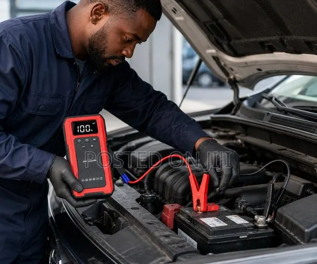 Car Jump Starter and Tire Pump Full Set