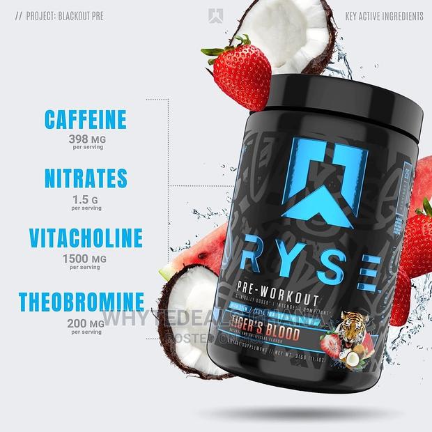 Ryse Project Blackout Pre Workout Pump, Energy, and Streng · Photo 2